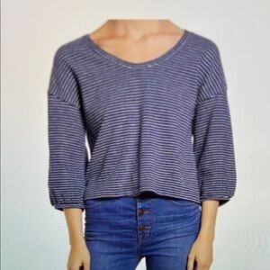 Madewell wild ginger bubble sleeve Top Medium